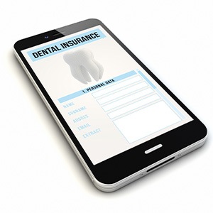 a close-up of a digital dental insurance form