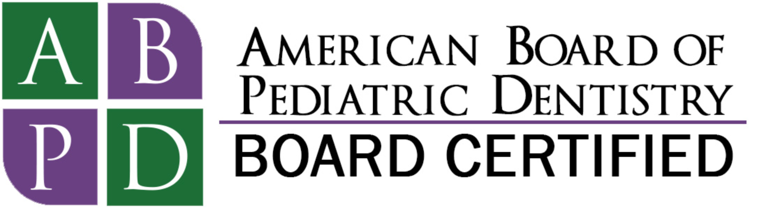 logo of the american board of pediatric dentistry saying board certified
