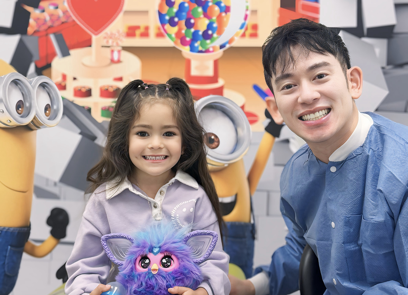 doctor smiling with patient